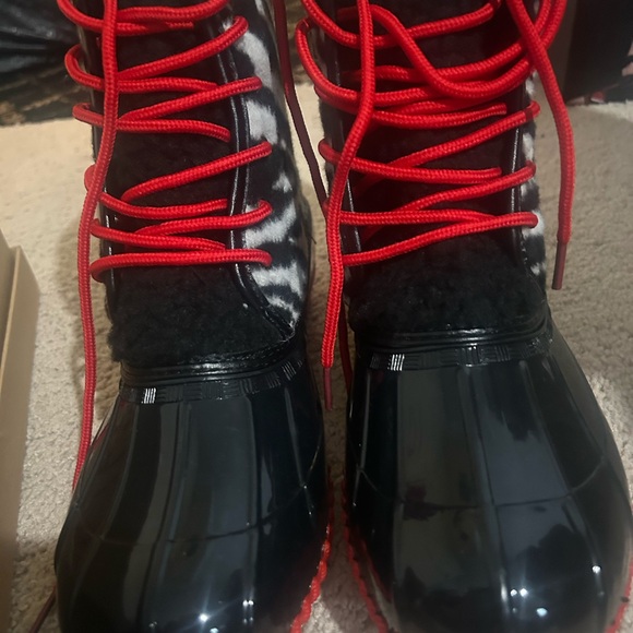 Sugar Shoes - Sugar Black and Red Winter Boots